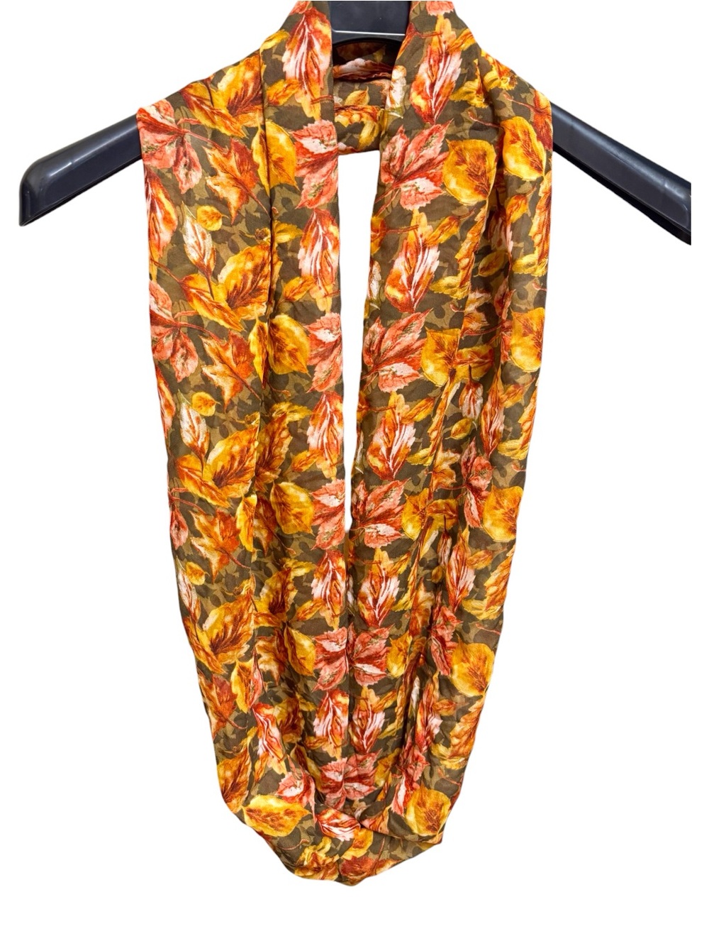 Lavello Nature’s Mosaic Collection Fall Chiffon Infinity Scarf